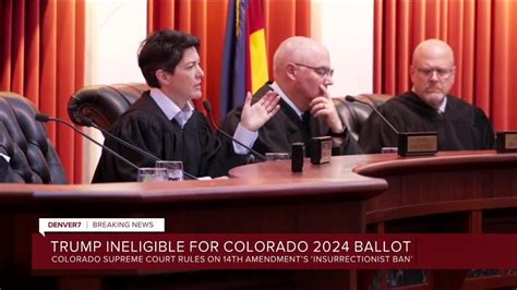 Colorado Supreme Court will hear arguments on removing Trump from ballot under insurrection clause